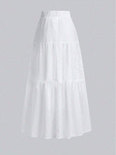 Embroidered Skirt With Ruffled Hem